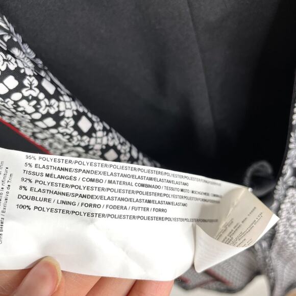 NWT Joseph Ribkoff Black, White & Red Dress 6 - Picture 14 of 14